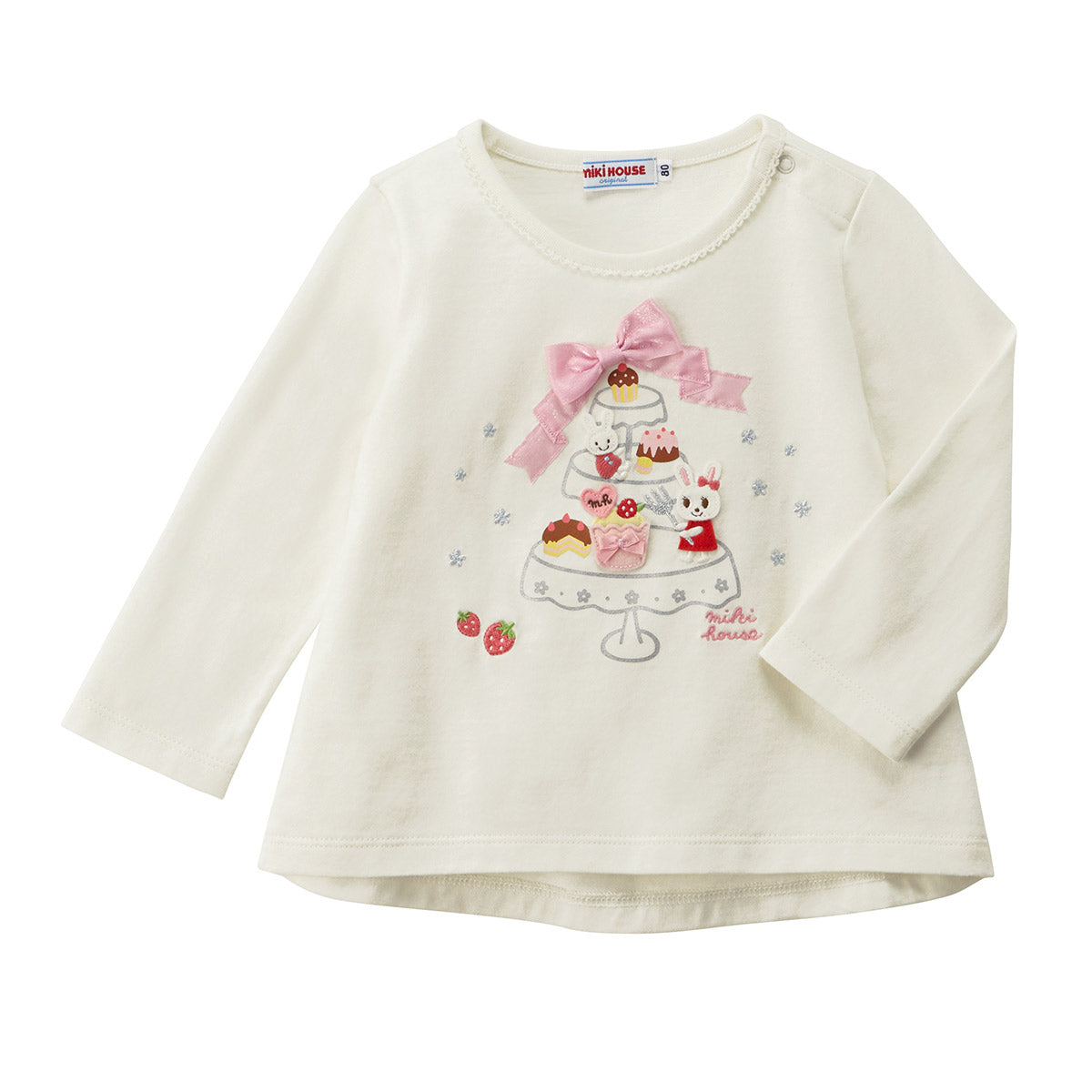 Mikihouse Usako Sweets Long-Sleeved T-Shirt (80cm・90cm・100cm)